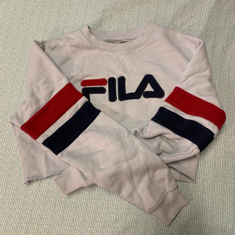 FILA Cropped Crewneck Top | M